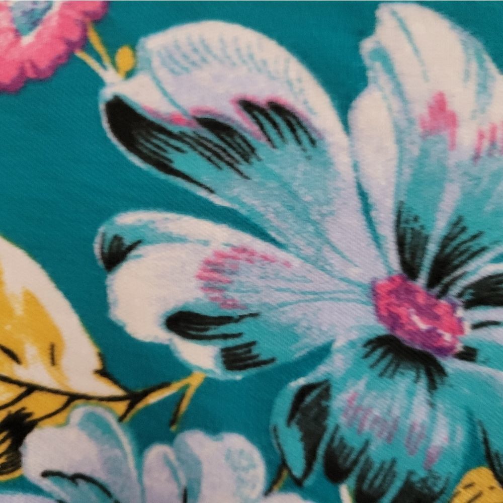 "Karen Scott " Woman's Pullover Top Mid Sleeve Size: PS Jazzy Teal NWT - Picture 3 of 8